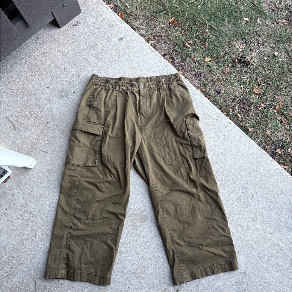 Men's Olive Cargo Pants